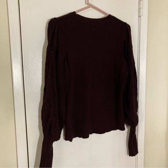 Express knit sweater with balloon/bubble sleeves - Picture 6 of 9